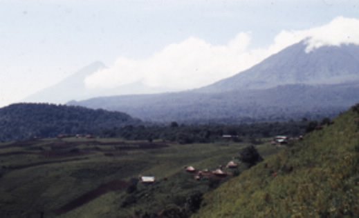 eastern-zaire The volcanoes region of the Zaire-Uganda-Rwanda border in 1991, seen in relative peace here, was then just beginning to suffer the destabilizing effects caused by the U.S.-backed invasion of Rwanda by Ugandan troops and the Rwandan Patriotic Army. Photo keith harmon snow, eastern Zaire, 1991.