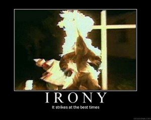 kkk-irony