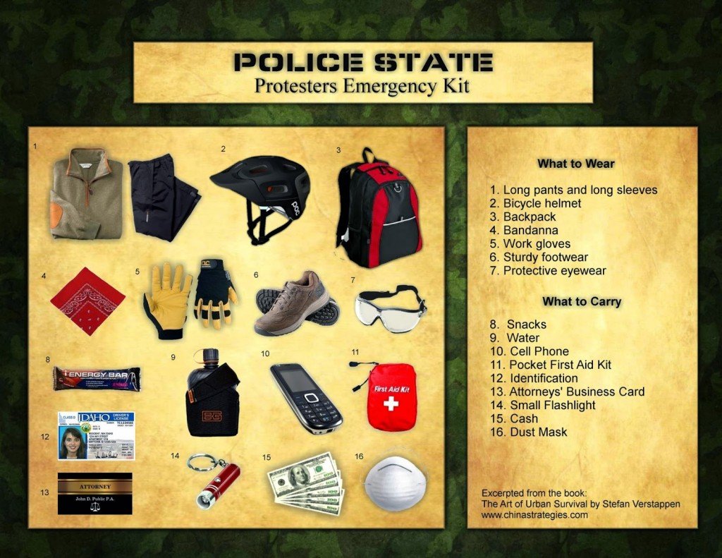 protest+emergency+kit