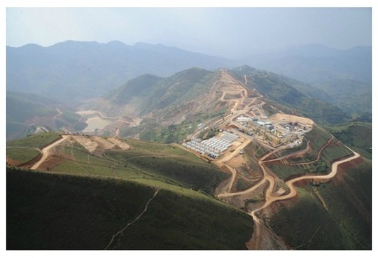 BANRO GOLD Corporation runs a clean, shiny, well-organized mining operation in South Kivu, a parallel economy to the bloodshed, despair and death served on Congolese people. Photo: c. Banro Gold Corporation.