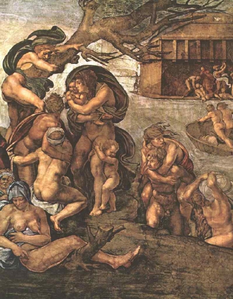 Michelangelo, "The Deluge," 1509